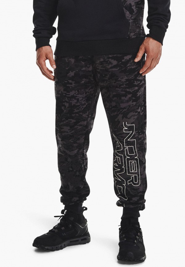 

Брюки спортивные Under Armour, Серый, UA RIVAL FLC CAMO SCRIPT JGR