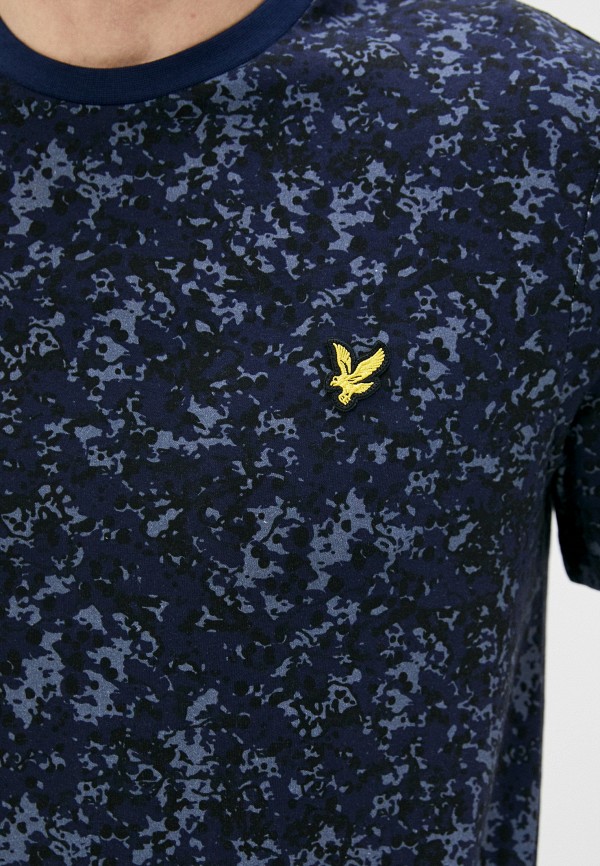 

Футболка Lyle & Scott, Синий, Earth Print Tshirt