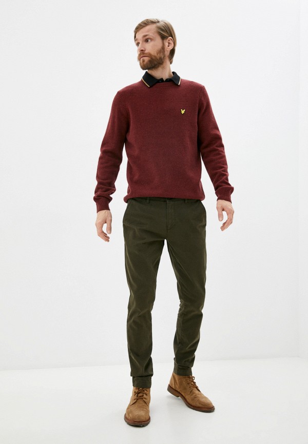 

Джемпер Lyle & Scott, Бордовый, Crew Neck Lambswool Blend Jumper