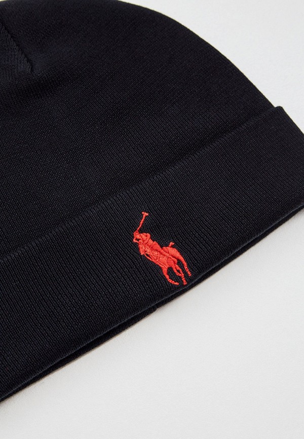Шапка Polo Ralph Lauren цвет черный  Фото 3