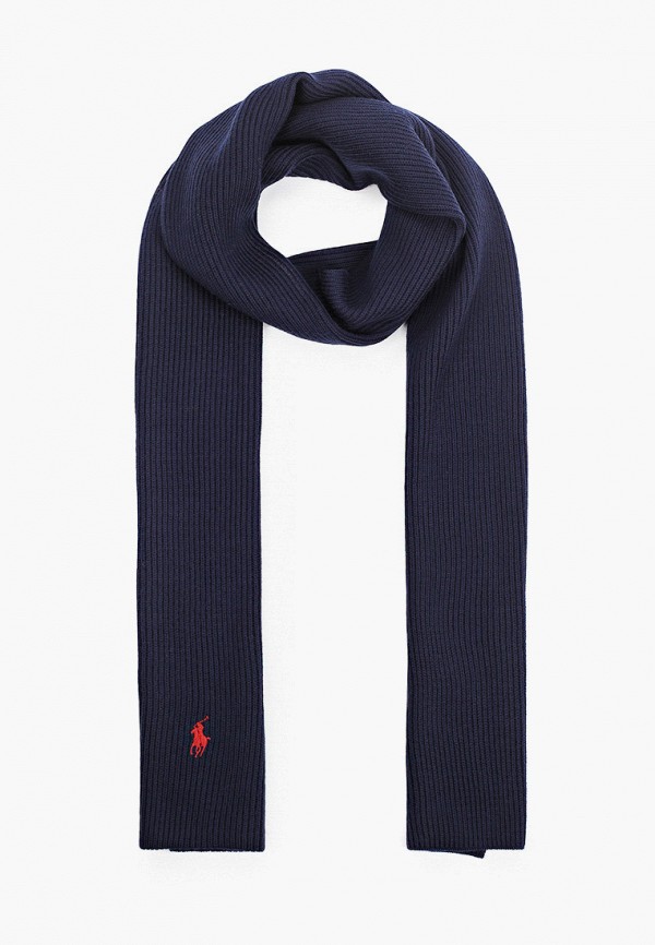 Шапка и шарф Polo Ralph Lauren цвет синий  Фото 4