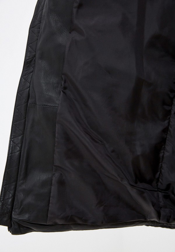 Куртка кожаная Al Franco цвет черный  Фото 4