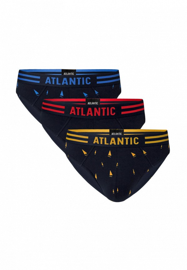 

Трусы 3 шт. Atlantic, Синий, Atlantic MP002XM09HBH