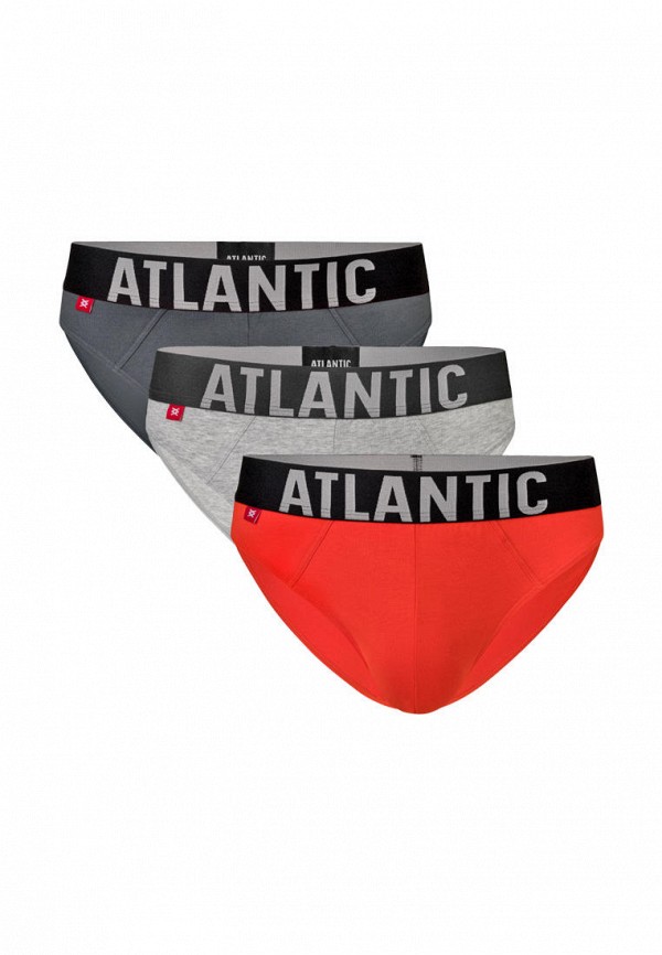 

Трусы 3 шт. Atlantic, Красный;серый, Atlantic MP002XM09HBJ