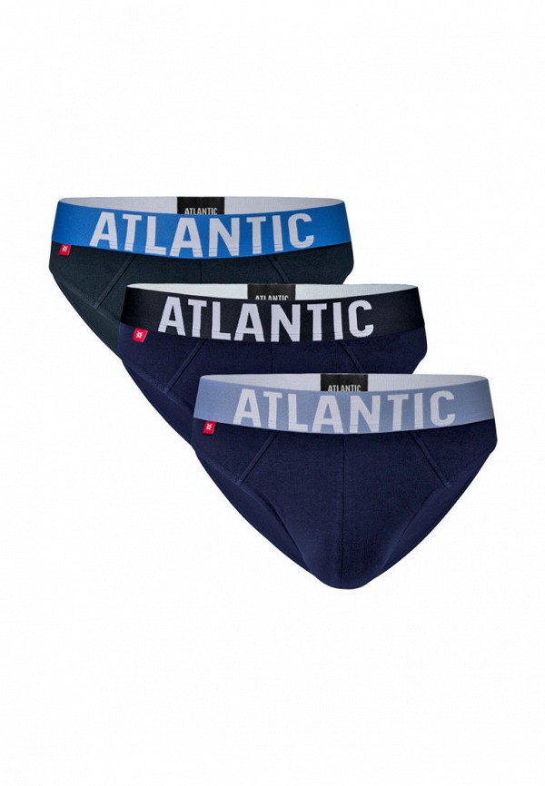 

Трусы 3 шт. Atlantic, Синий;черный, Atlantic MP002XM09HBK