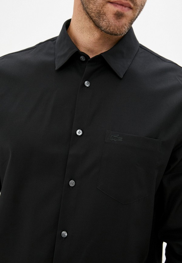 Рубашка Lacoste цвет черный  Фото 4