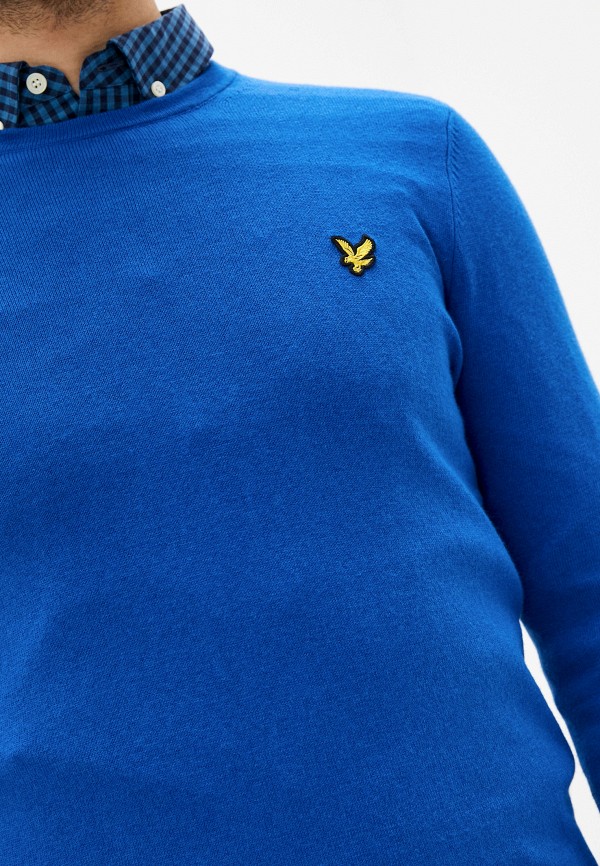 

Джемпер Lyle & Scott, Синий, Crew Neck Cotton Merino Jumper