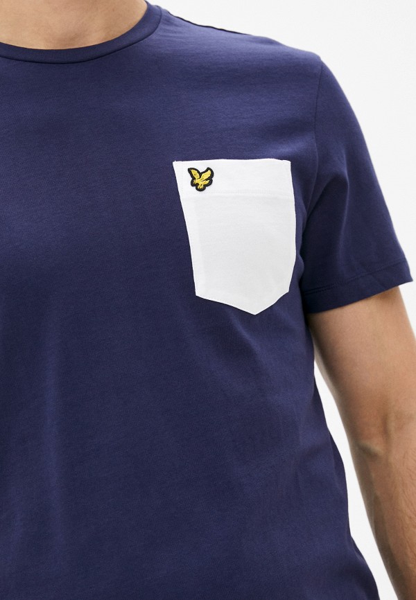 

Футболка Lyle & Scott, Синий, Contrast Pocket T-Shirt