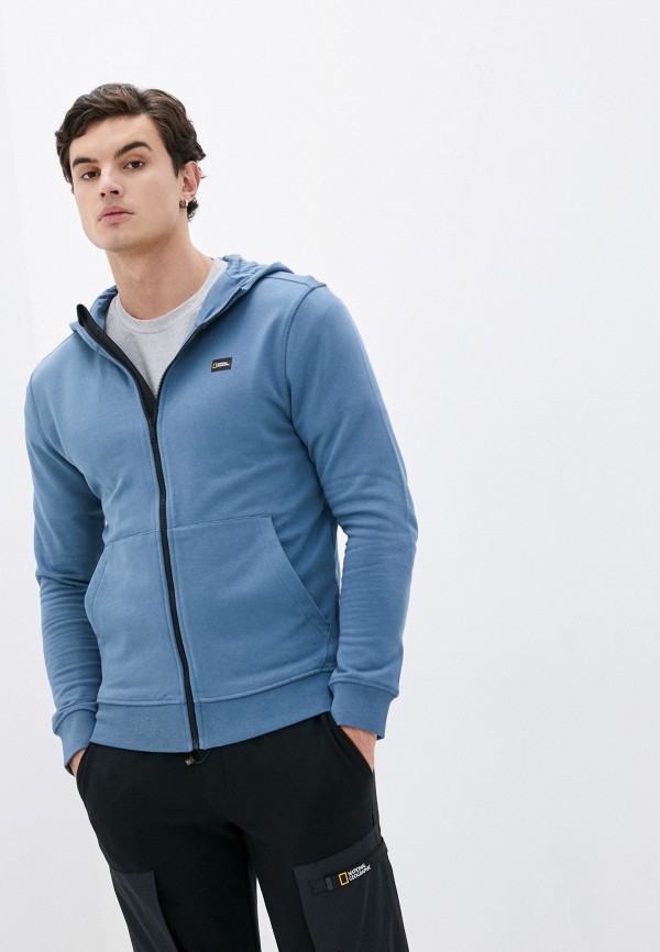 

Толстовка National Geographic, Голубой, FOUNDATION Zip Jacket Sweat