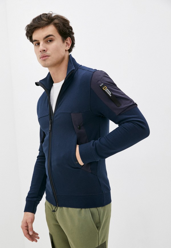 

Олимпийка National Geographic, Синий, HYBRID Zip Jacket Sweat