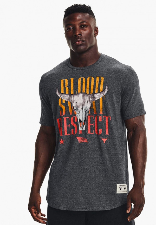 

Футболка спортивная Under Armour, Серый, UA Pjt Rock Outlaw BSR SS