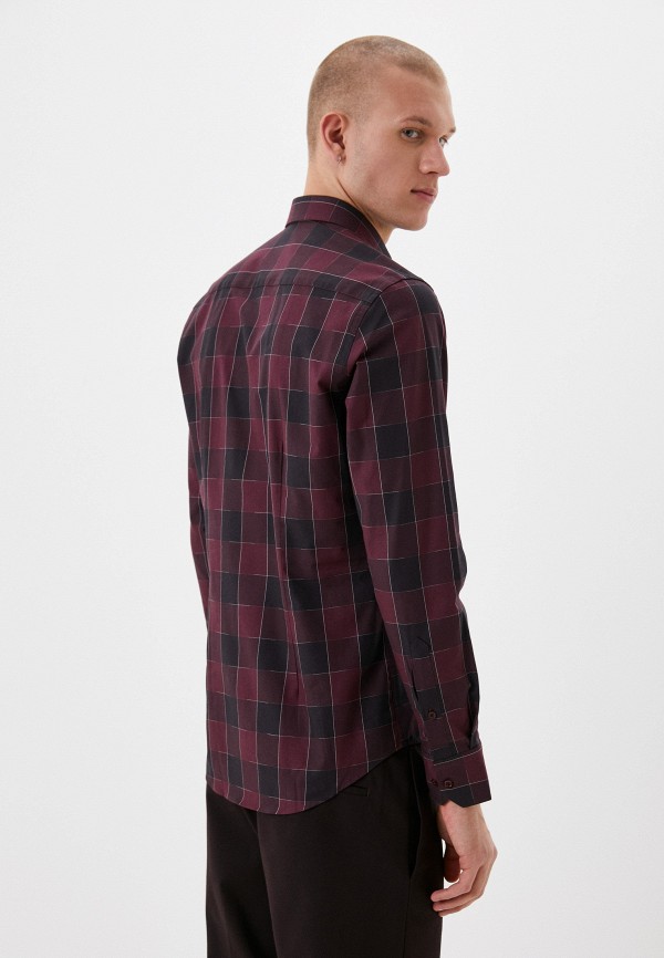 Рубашка Bawer бордовый, размер 52, фото 3