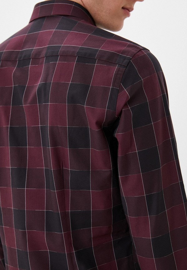 Рубашка Bawer бордовый, размер 52, фото 4