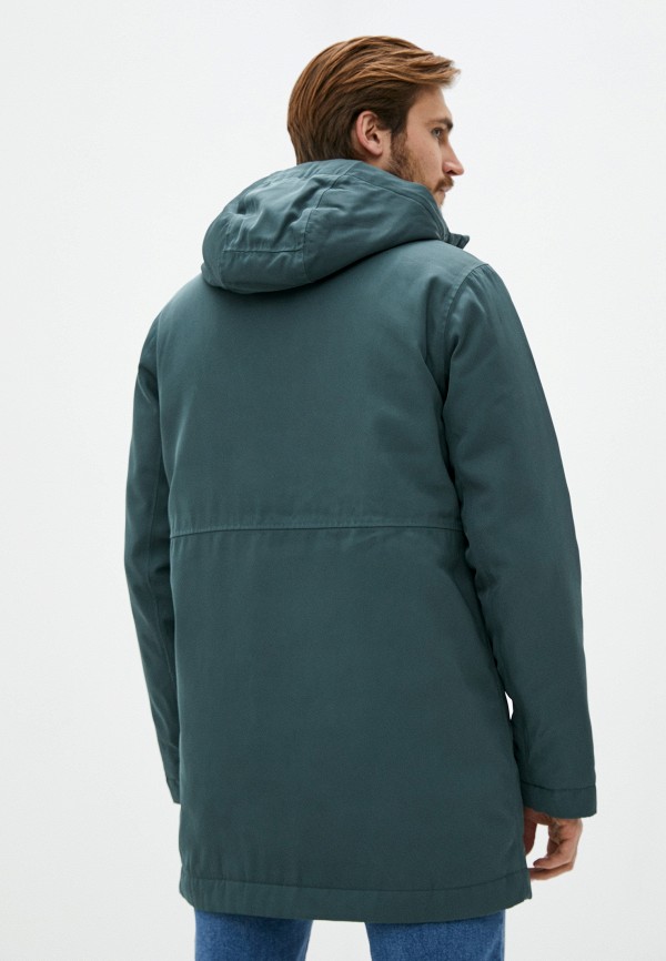 

Куртка утепленная Lyle & Scott, Зеленый, Longline Fabric Mix Coat