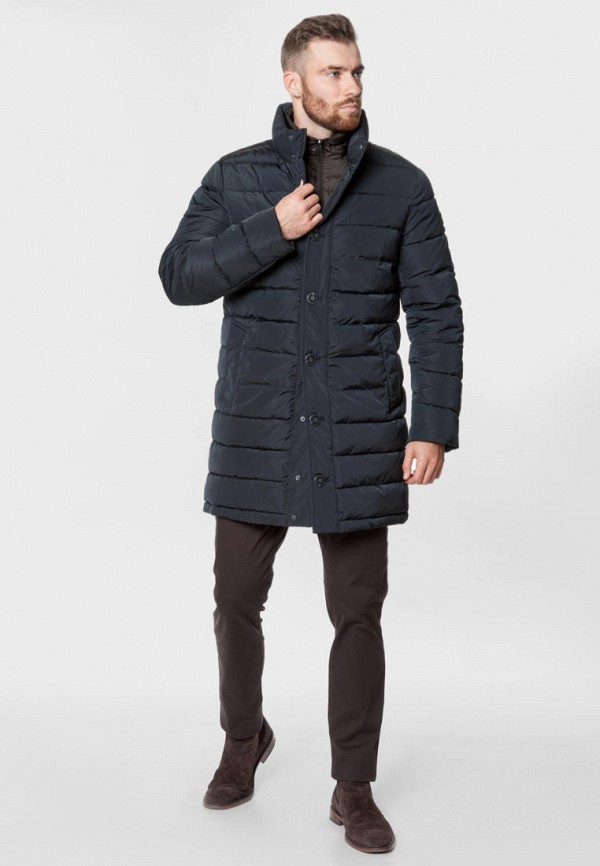 

Пуховик Madzerini, Синий, Madzerini MP002XM09LMY