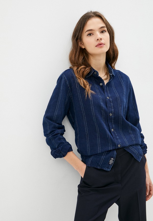 

Рубашка джинсовая Mavi, Синий, SHIRT LONG SLEEVES