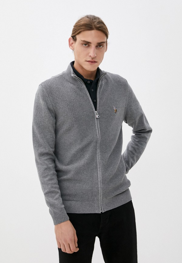 

Кардиган U.S. Polo Assn., Серый