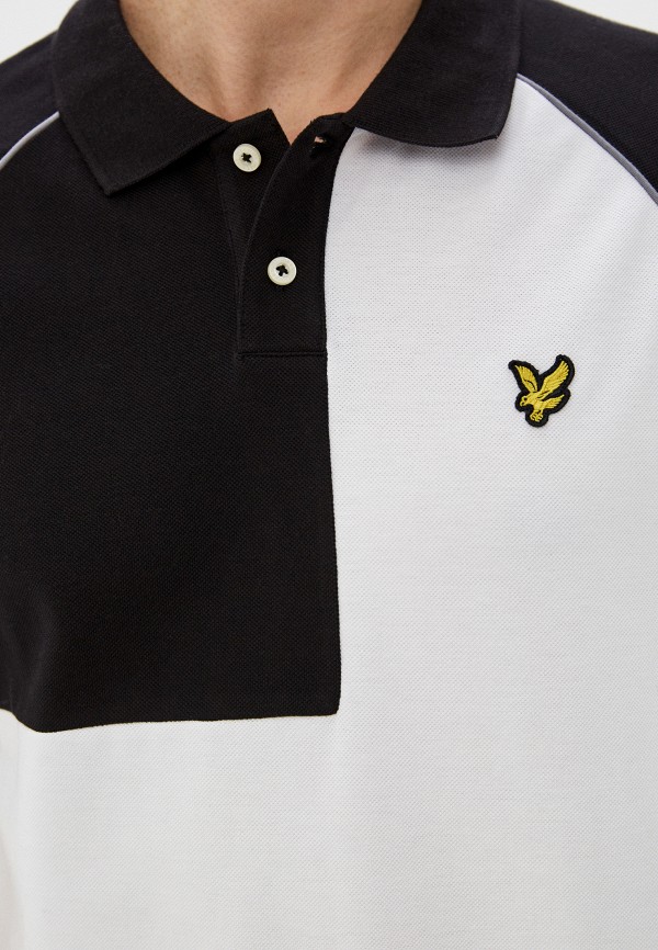 

Поло Lyle & Scott, Белый, Contrast Panel Polo Shirt