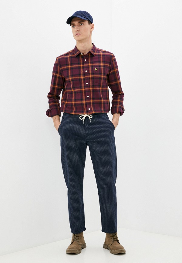 

Рубашка Lyle & Scott, Бордовый, Check Flannel Shirt