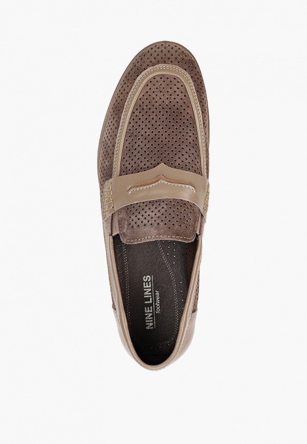 Лоферы Nine Lines коричневый, размер 43, фото 4