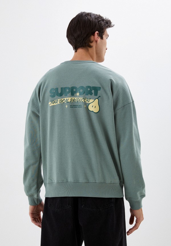 Свитшот Befree бирюзовый, размер 48, фото 3