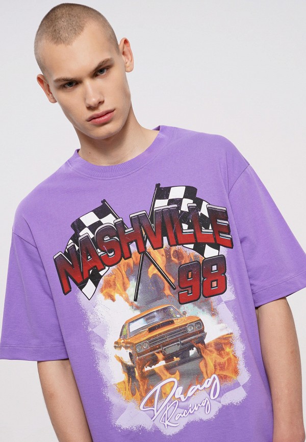 Футболка Твое фиолетовый, размер 48, фото 5