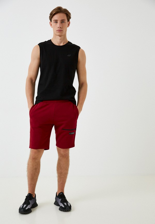 Шорты спортивные 4F бордовый, размер 54, фото 2