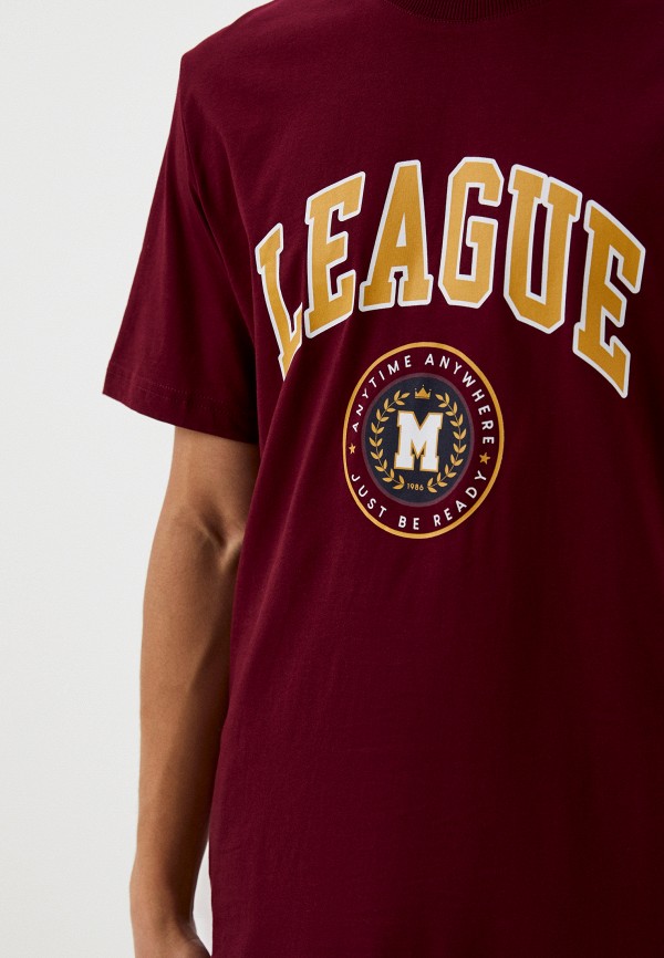 Футболка O'stin бордовый, размер 50, фото 3