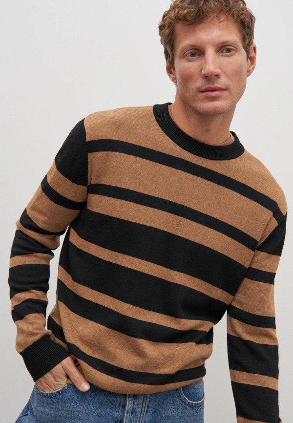 Джемпер Finn Flare коричневый, размер 56, фото 4