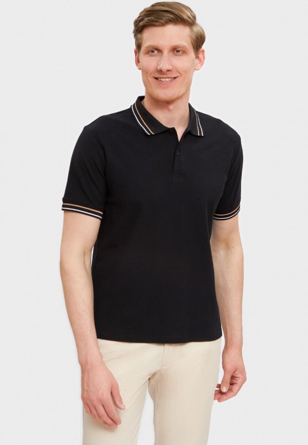 

Поло Kanzler, Черный, Slim fit