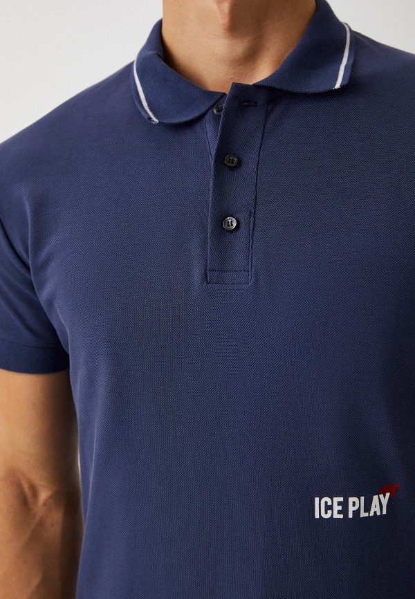 Поло Ice Play синий, размер 46, фото 4