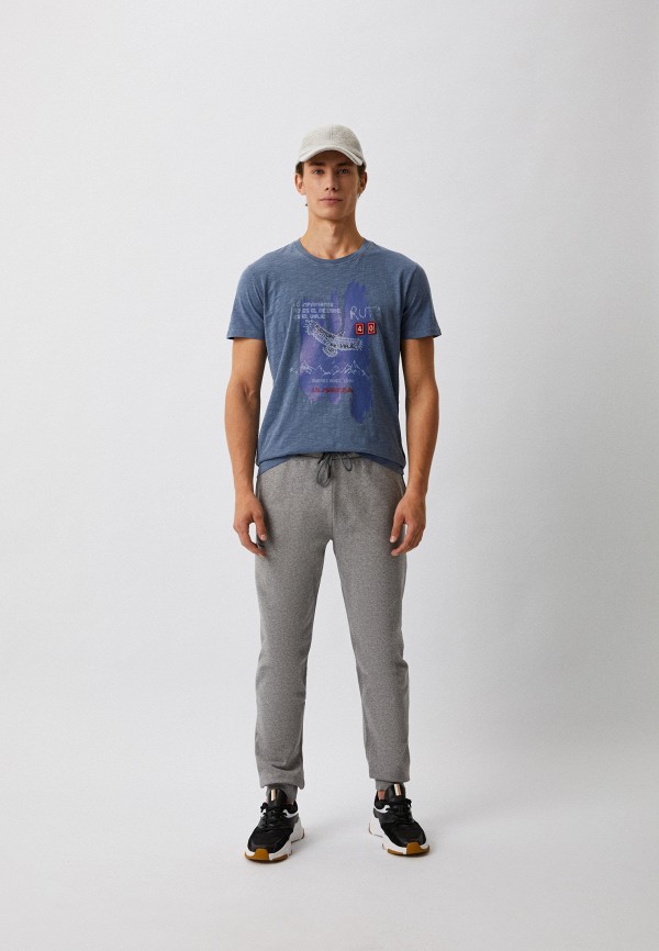 Футболка La Martina голубой, размер 46, фото 2