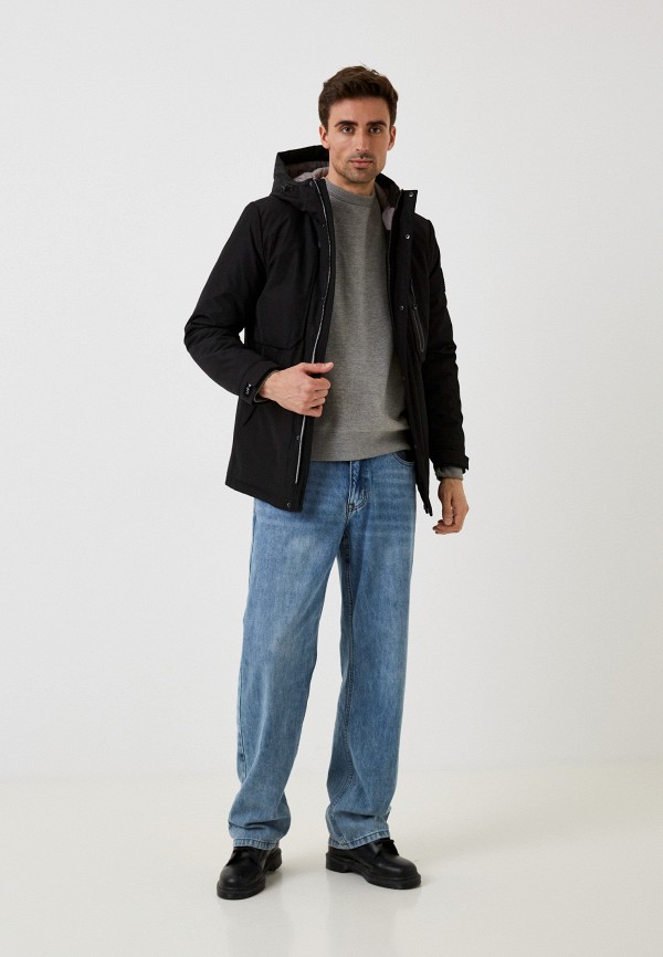 Куртка утепленная Urban Fashion for Men цвет Черный  Фото 2