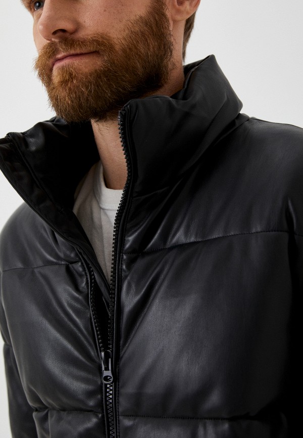фото Куртка кожаная утепленная befree