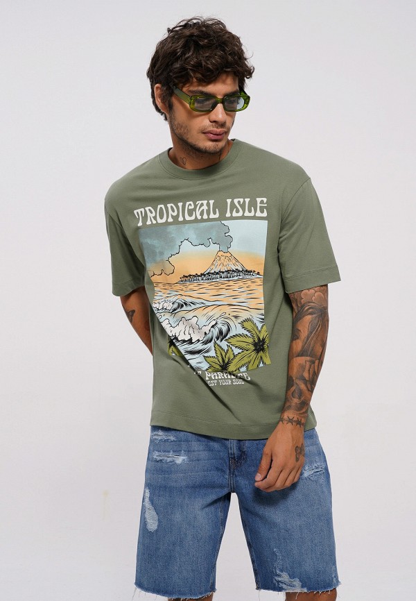 Футболка Твое хаки, размер 52, фото 4