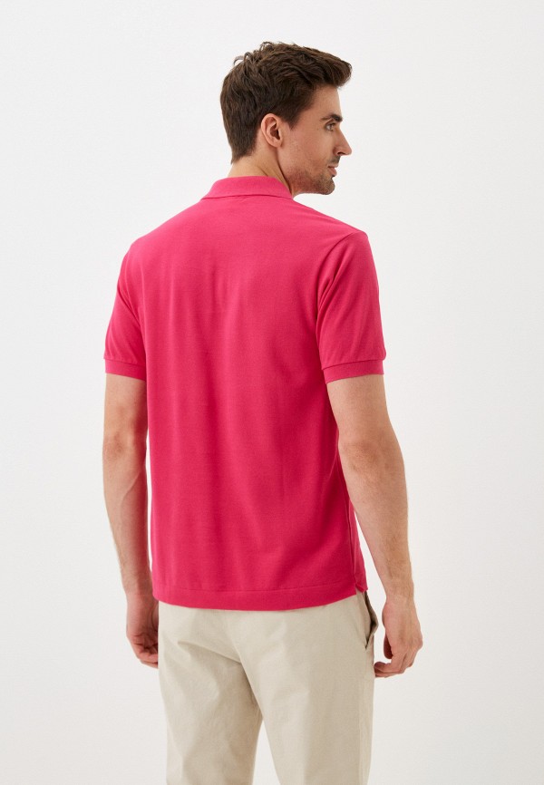 Футболка лакост мужская красная Classic Fit fr6