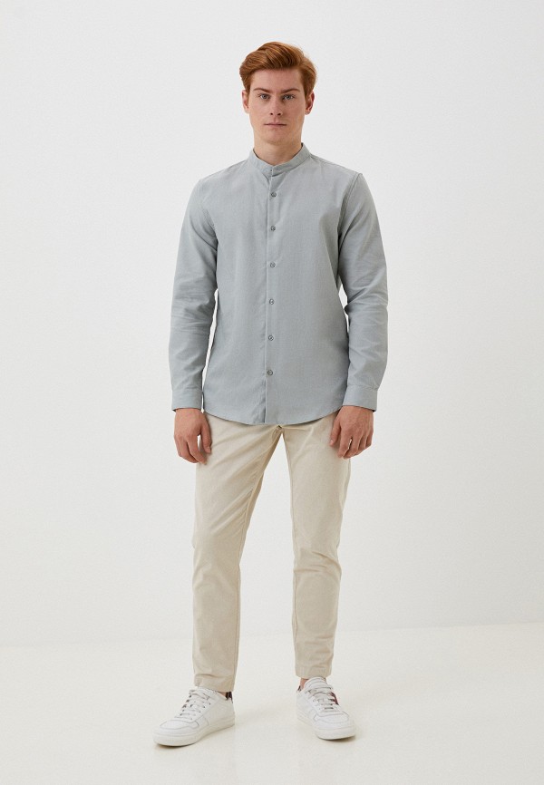 Рубашка Zolla бирюзовый, размер 46, фото 2