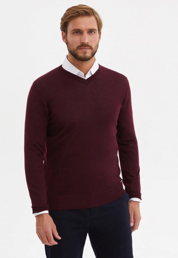 Пуловер Kanzler бордового цвета