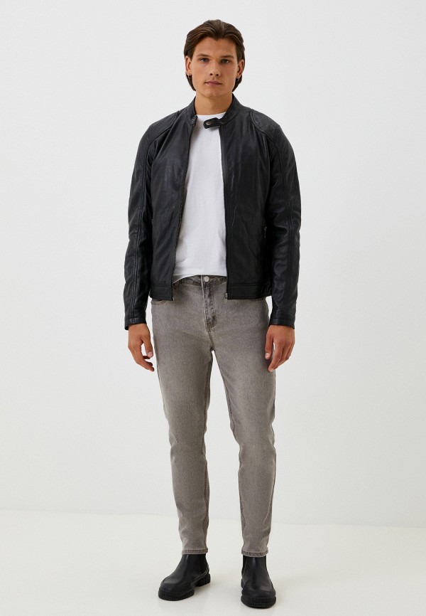 фото Куртка кожаная urban fashion for men