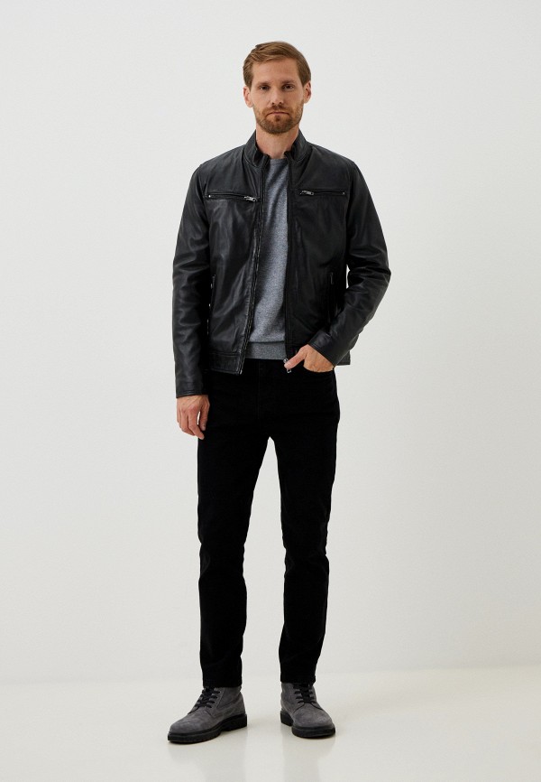фото Куртка кожаная urban fashion for men