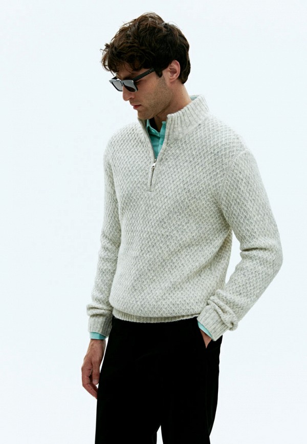 Джемпер Finn Flare белый, размер 56, фото 5