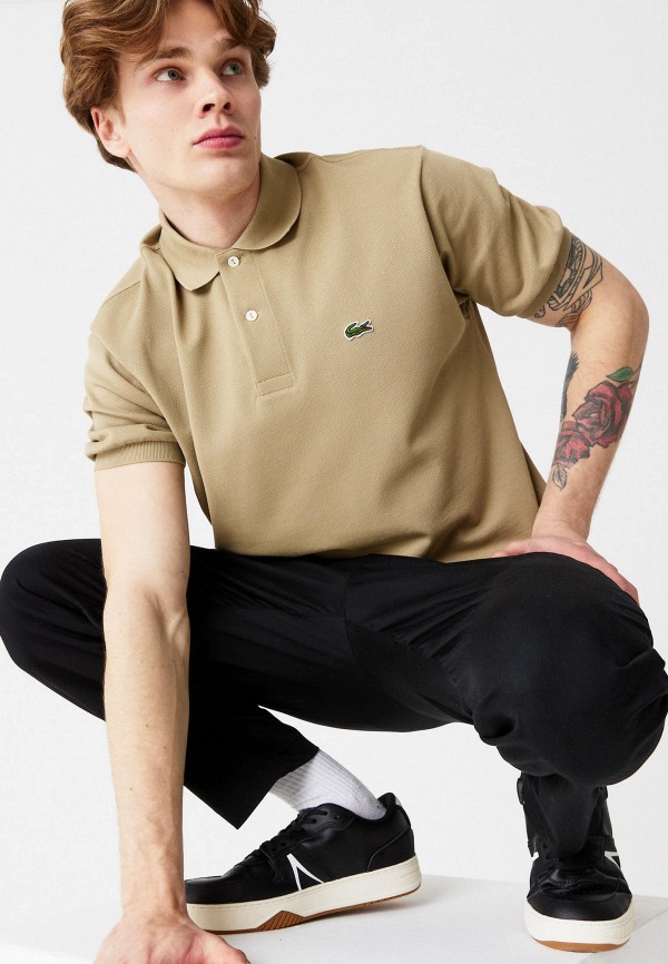 

Поло Lacoste, Бежевый