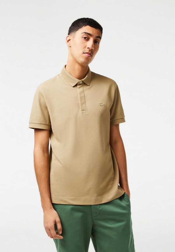 

Поло Lacoste, Бежевый