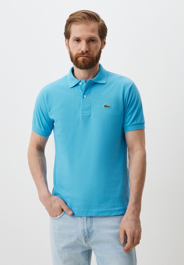 

Поло Lacoste, Голубой