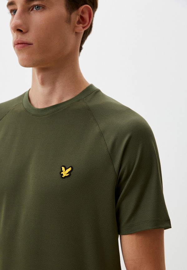 Футболка спортивная Lyle & Scott цвет Хаки  Фото 3