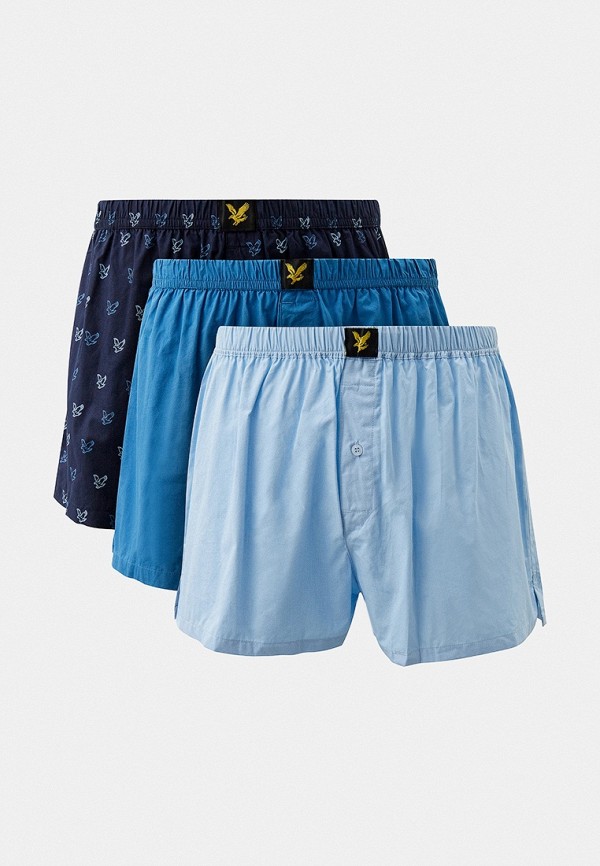 Трусы 3 шт. Lyle & Scott LSBOXER014_LSM431 Multi_L