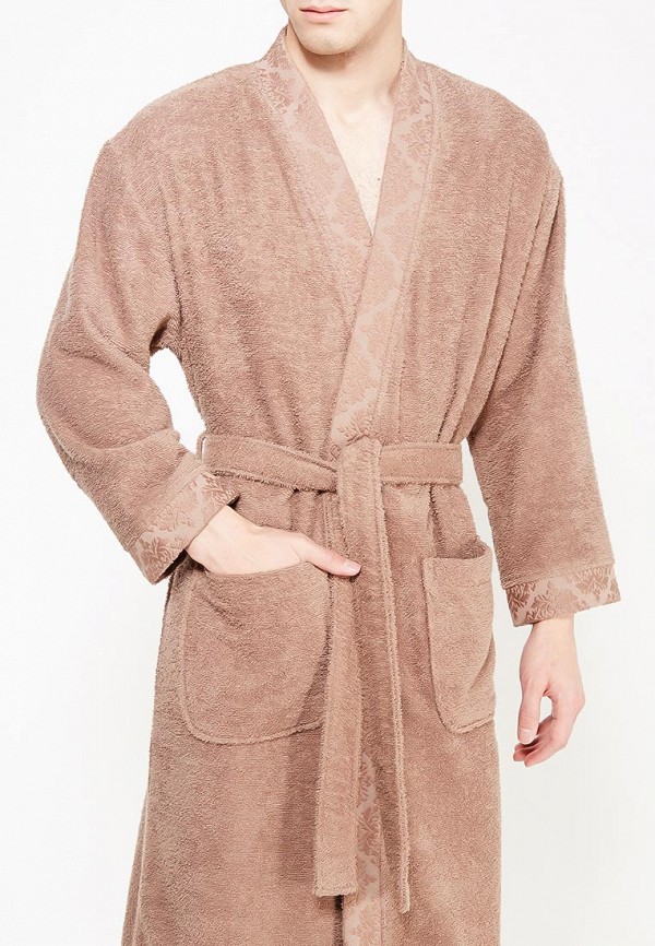 

Халат домашний Classic by T, Коричневый, РИВЬЕРА