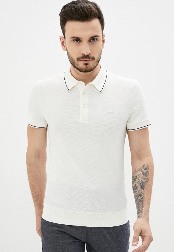 

Поло Lacoste, Белый