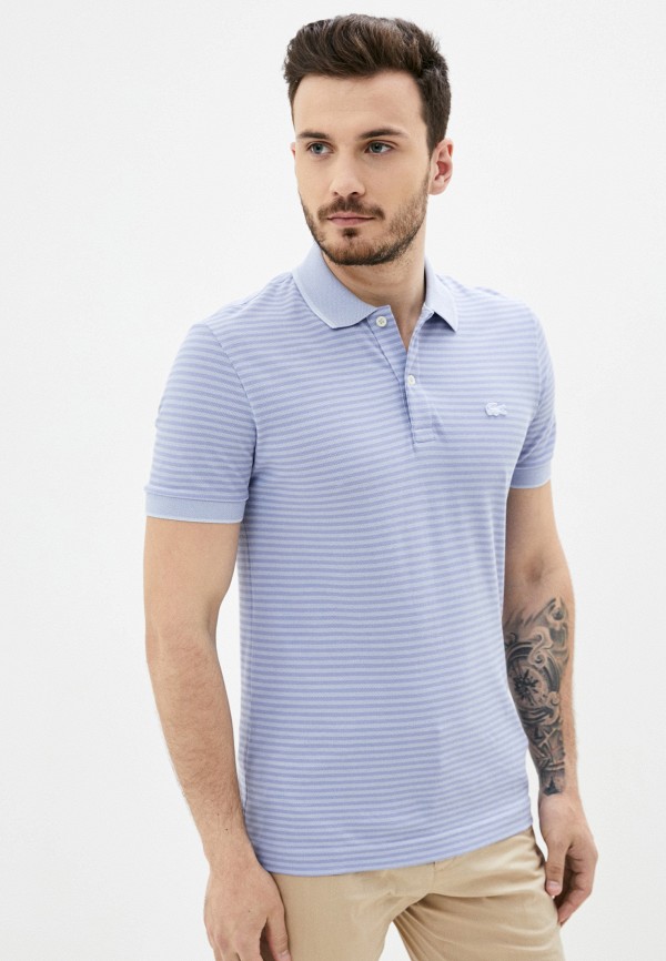 

Поло Lacoste, Голубой