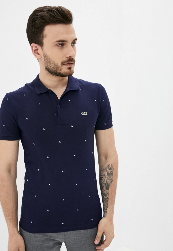 

Поло Lacoste, Синий